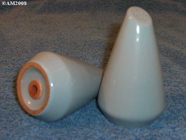 Frankoma Westwinds shakers glazed mountain haze